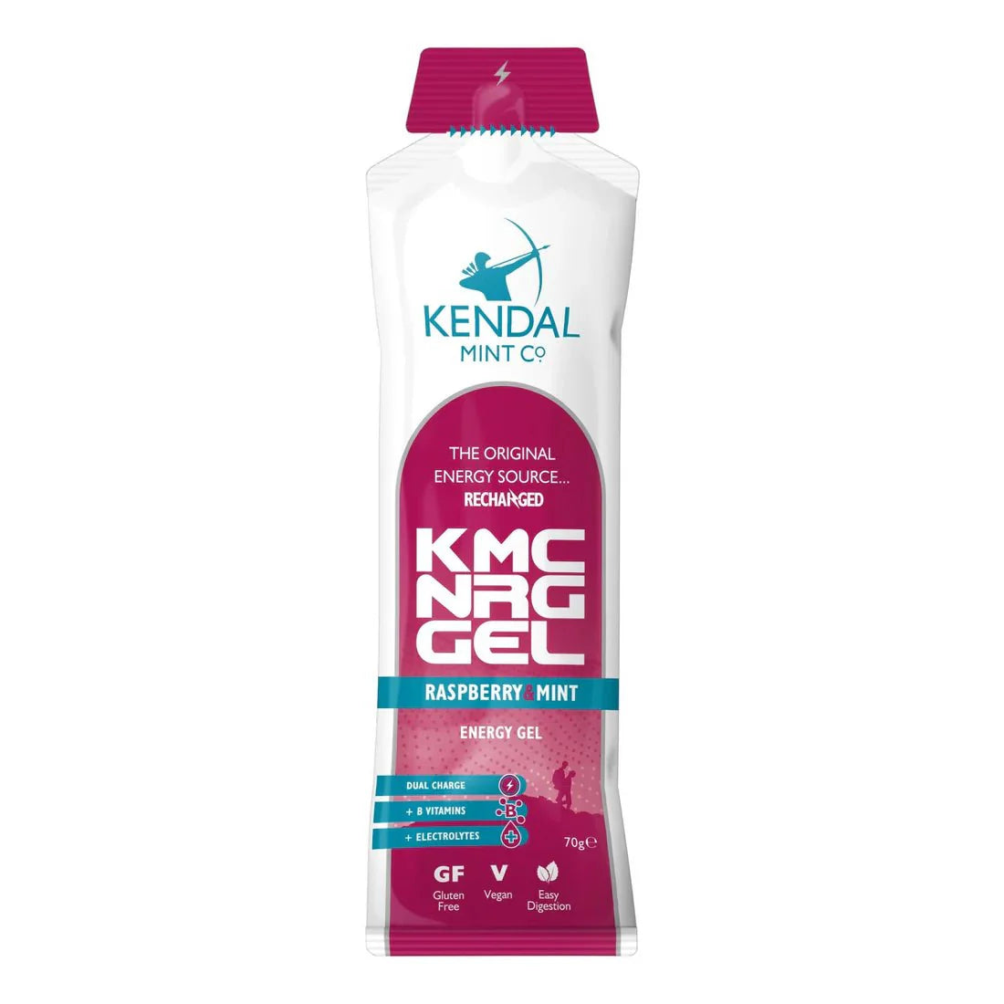 KMC NRG GEL Raspberry & Mint Flavour Bundle L (48x70g Gels)-4